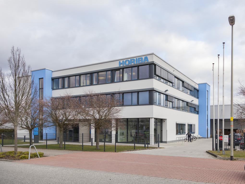 Headquarter of HORIBA Europe GmbH in Oberursel. Home of the Calibration Laboratory for Exhaust Gas Measurement.